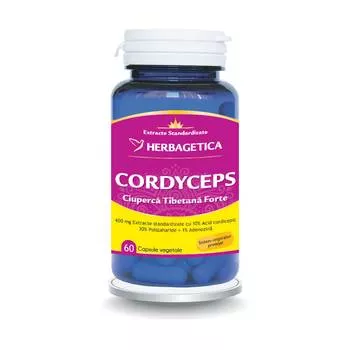 Cordyceps, 60 capsule, Herbagetica, [],farmaciamare.ro