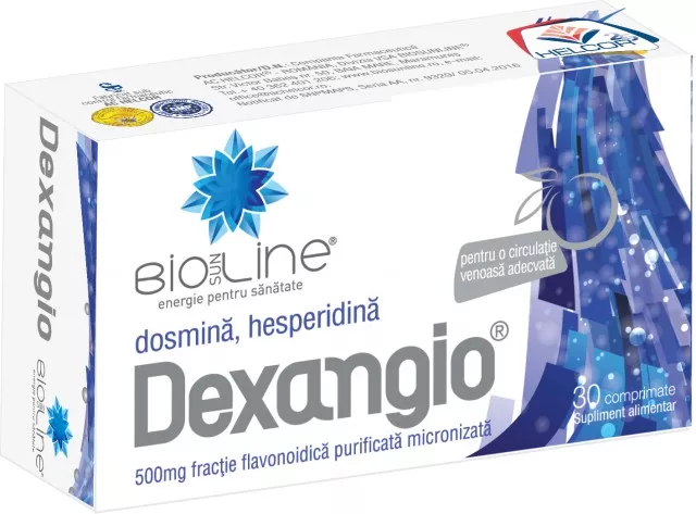 Dexangio, 30 capsule, Helcor, [],farmaciamare.ro