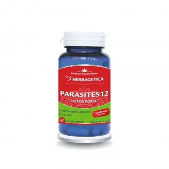 Parasites 12, 60 capsule, Herbagetica, [],farmaciamare.ro