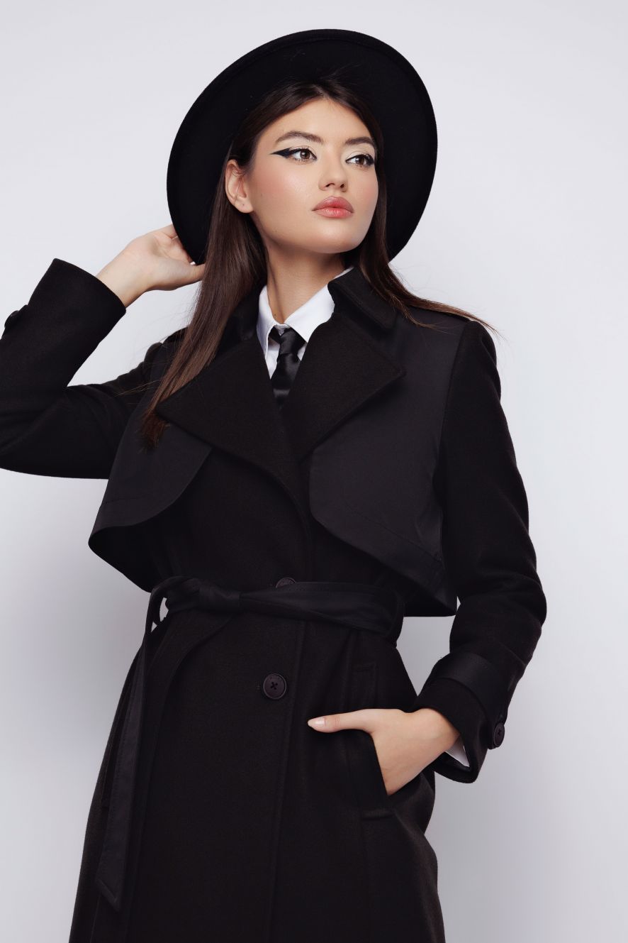 Palton dama negru