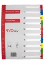 Suport plastic vertical documente EVOffice - galben