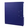 Biblioraft carton plastifiat, mecanism asamblat cu margine metalica A4 7.5cm Noki - bleumar