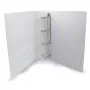 Suport plastic vertical documente EVOffice - galben