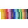 Carioci cu clip 33 culori/set  in cutie metalica Connector Faber-Castell - Fotbal