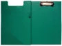 Clipboard carton plastifiat dublu A4(313*224mm)cu agatatoare, suport pix Willgo-verde