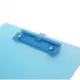 Clipboard plastic simplu A4 (313*228mm) cu agatatoare - albastru tranparent