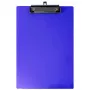 Clipboard plastic simplu A4 cu rigla Ark  - albastru