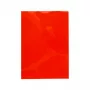 Coperti plastic transparent color A4 200 mic. 100 coli/top EVOffice -transparent rosu
