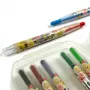 Creioane cerate "twist-up" 12 culori/cutie plastic