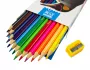 Creioane mari 36 culori/cutie cu ascutitoare No. 6002T-36