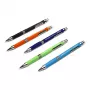 Creion mecanic 0.7 mm, accesorii metalice, grip, radiera incorporata, varf retractabil BL-519