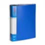 Dosar plastic cu 100 folii in cutie protectie EVOffice albastru