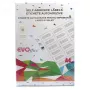Caiet mecanic carton plastifiat A4, 2 inele EVOffice - rosu