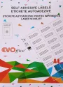 Pix cu suport adeziv si snur plastic EVOffice - galben