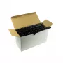 Inele plastic 38 mm, max 350 coli, 50 buc/cutie EVOffice - negru