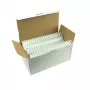 Inele plastic 45 mm, max. 440 coli, 50 buc/cutie EVOffice - alb