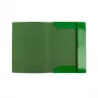 Mapa carton lucios A4 (320*235mm) 400g cu elastic pe colturi EVOffice - verde