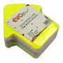 Stick index plastic cu dispencer 43.2*25.4mm, 1 cul neon 50file EVOffice albastru