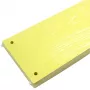 Separatoare carton color cu 2 perforatii,160 gr/mp, 10*24 cm 100 bucati/set EVOffice  - galben