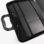 Servieta plastic pt laptop 15,6",  35*26.5*3 cm, diverse compartimente - negru