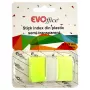 Separatoare carton color cu 2 perforatii,160 gr/mp, 10*24 cm 100 bucati/set EVOffice ,  verde