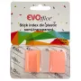 Stick index plastic cu dispencer 43.2*25.4mm, 1 cul neon 50file EVOffice orange