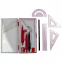 Trusa geometrie 11 piese, cutie plastic EVOffice