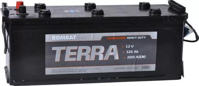 Baterii auto - Baterie auto Rombat Terra 125 Ah, climasoft.ro