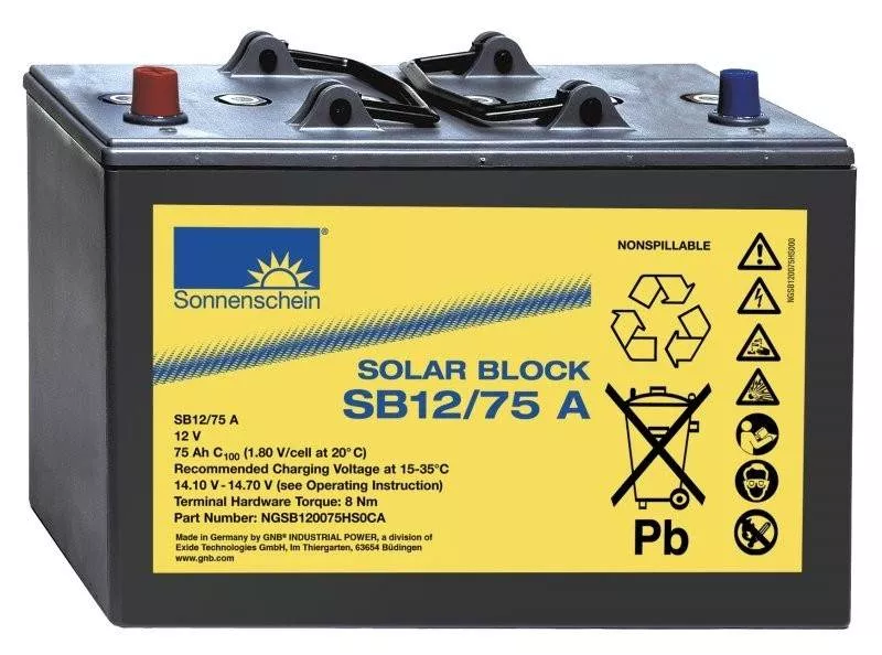 Baterii solare - Baterie solara Sonnenschein Solar Block SB12 60Ah, climasoft.ro