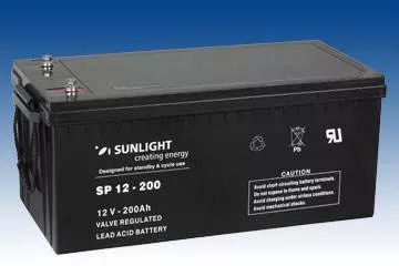 Baterie UPS SP 12 - 200 Sunlight SPB 12V 200 Ah