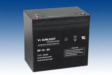 Baterie UPS SP 12 - 55 Sunlight SPB 12V 55 Ah, [],climasoft.ro