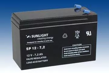 Baterii UPS - Baterie UPS SP 12 - 7.2 Sunlight SPA 12V 7.2 Ah, climasoft.ro