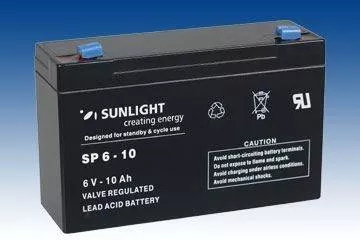 Baterie UPS SP 6 - 10 Sunlight SPA 6V 10 Ah
