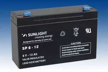 Baterie UPS SP 6 - 12 Sunlight SPA 6V 12 Ah