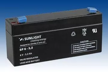 Baterie UPS SP 6 - 3.2 Sunlight SPA 6V 3.2 Ah