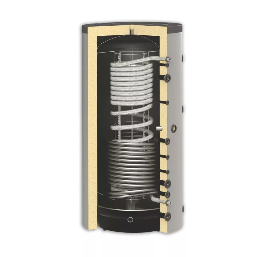 Puffere / Stocatoare termice - Boiler igienic combi cu o serpentina 1500 litri Radox DOX HYG1 1500 + izolatie, climasoft.ro