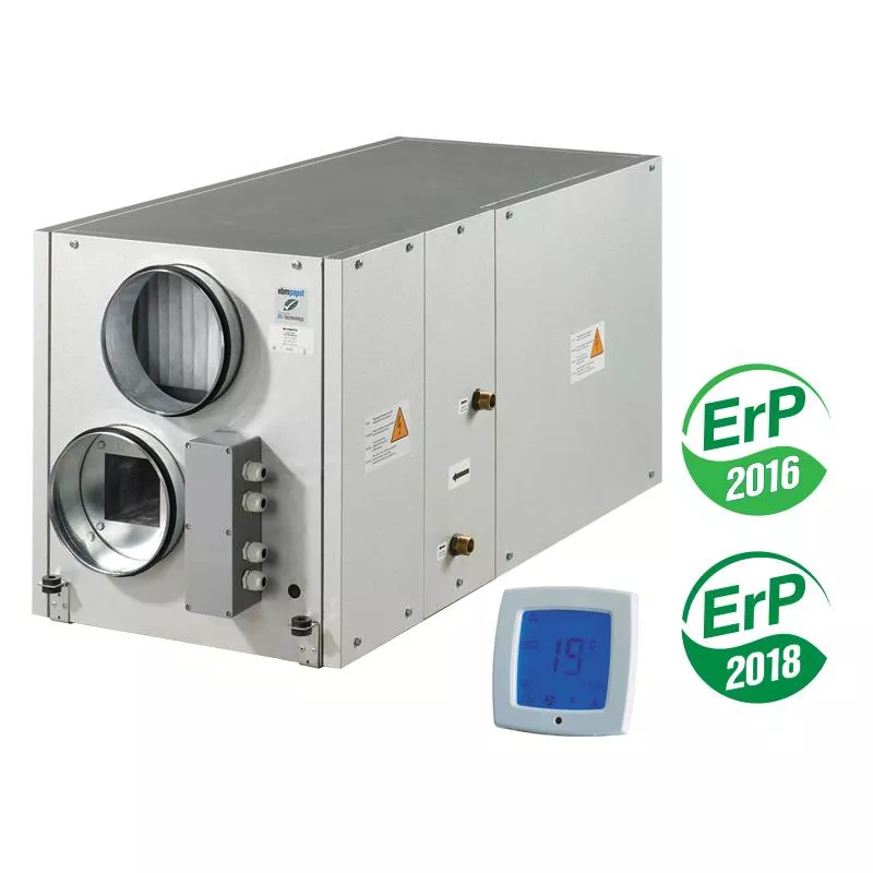Centrala ventilatie Vents VUE 300-2 WH EC, debit 300 m³/h