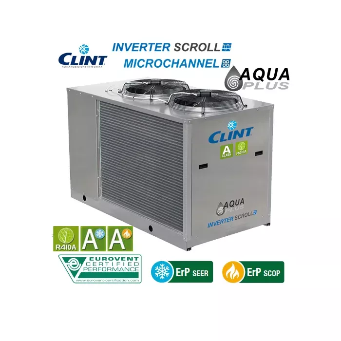 Chillere aer - apa - Chiller 42.3 kW compresor scroll R410A CLINT CHA/IK/A 151, climasoft.ro