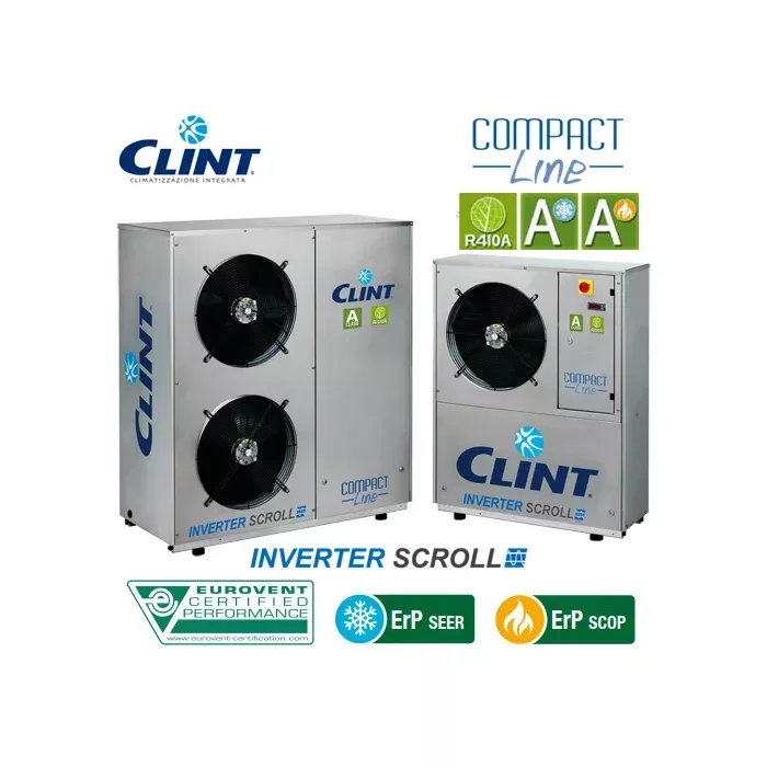 Chillere aer - apa - Chiller 22.4 kW compresor scroll R410A CLINT CHA/IK/A 81, climasoft.ro