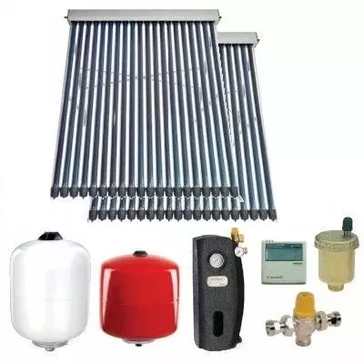 Panouri solare cu boiler in casa - Pachet panou solar cu 40 tuburi vidate fara boiler Sontec SPA-S58, climasoft.ro