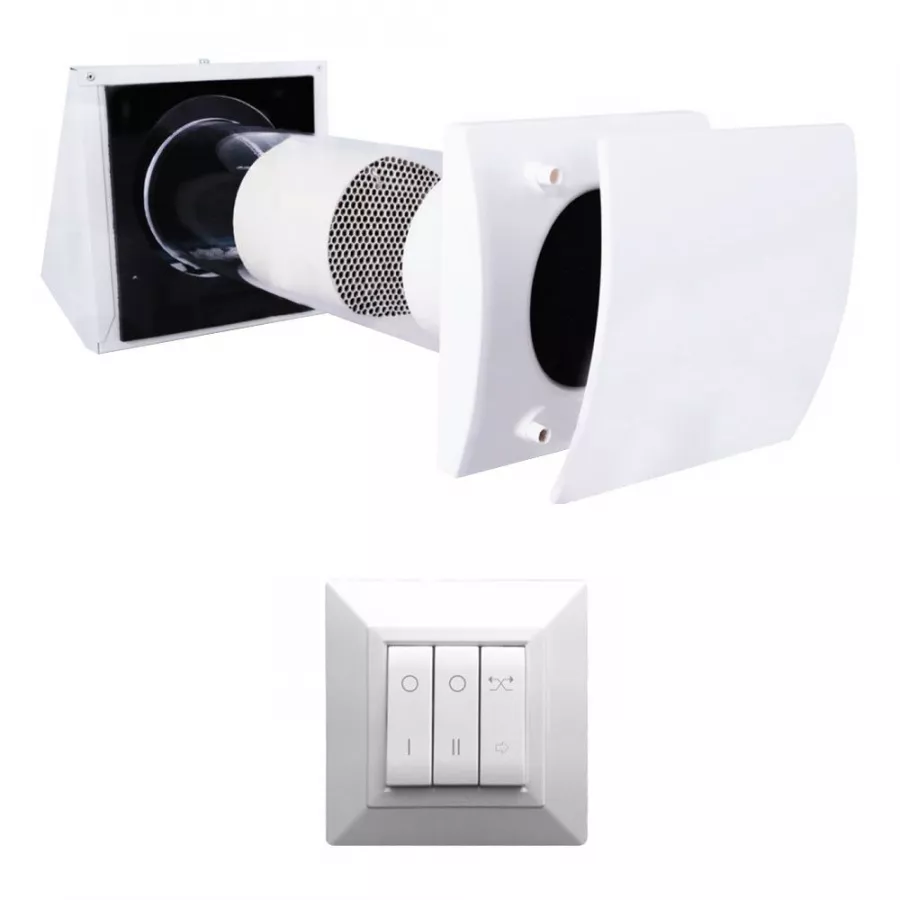 Sistem de ventilatie cu recuperator de caldura Atrea Duplex Wall 150-60