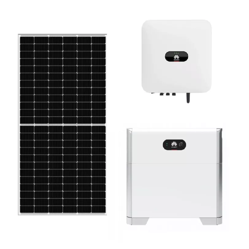 Sisteme fotovoltaice hibride - Sistem fotovoltaic On-Grid / Hibrid 10 kW trifazat Huawei - tigla, climasoft.ro