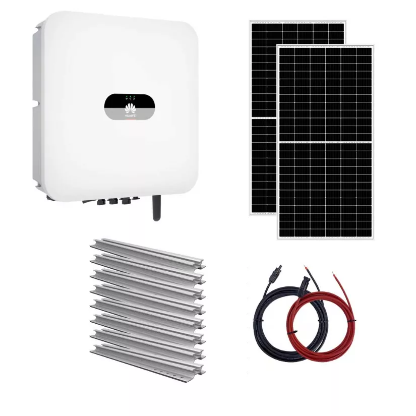 Sistem fotovoltaic On-Grid / Hibrid 10 kW trifazat Huawei - tigla, [],climasoft.ro