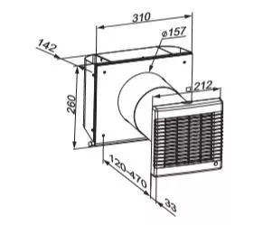 Recuperatoare de caldura - Sistem ventilatie Vents TwinFresh R-50-2, climasoft.ro