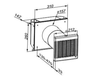Recuperatoare de caldura - Sistem ventilatie Vents TwinFresh RA-50-2, climasoft.ro