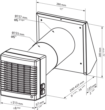 Sistem ventilatie Vents TwinFresh Comfo RB-50