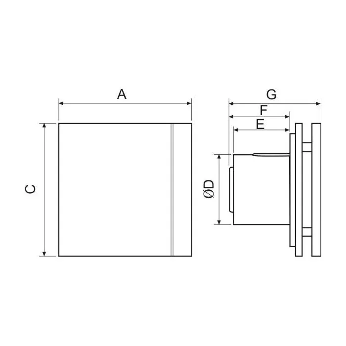 Ventilatoare rezidentiale - Ventilator axial Soler & Palau Silent-100 CRZ Design - 3C, climasoft.ro