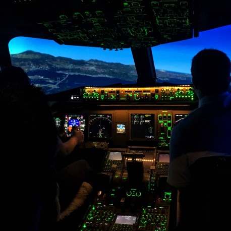 Simulator de zbor - Experimenteaza zborul cu avionul, la mansa unui simulator Boeing 737| 1 persoana | Bucuresti, smartexperience.ro