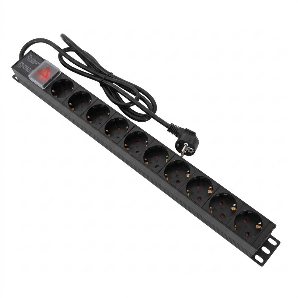 PDU Emtex 10 prize cu cablu 2 metri si stecher Schuko