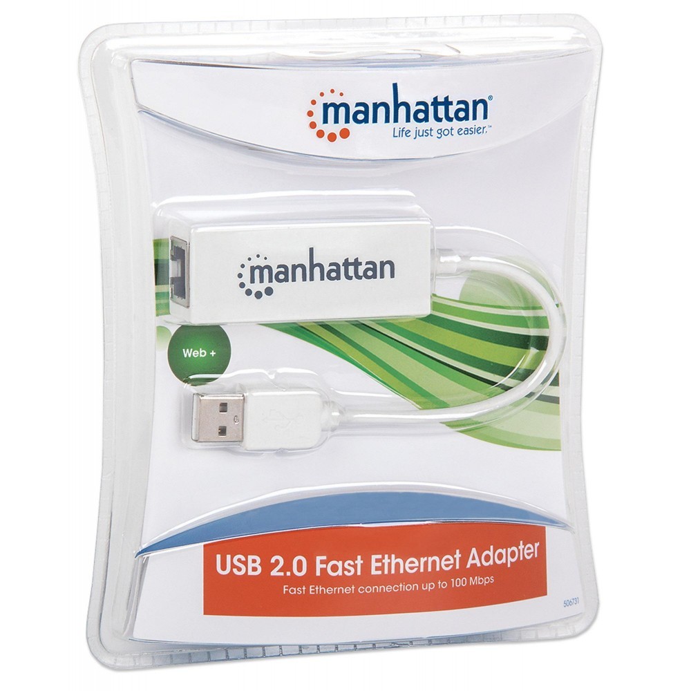 Usb Adapter Manhatan Conectori si adaptori Adaptor, Manhattan, USB 2.0 10/100 Mbp...